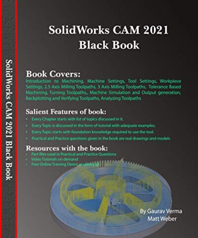 SolidWorks CAM 2021 Black Book (Paperback)