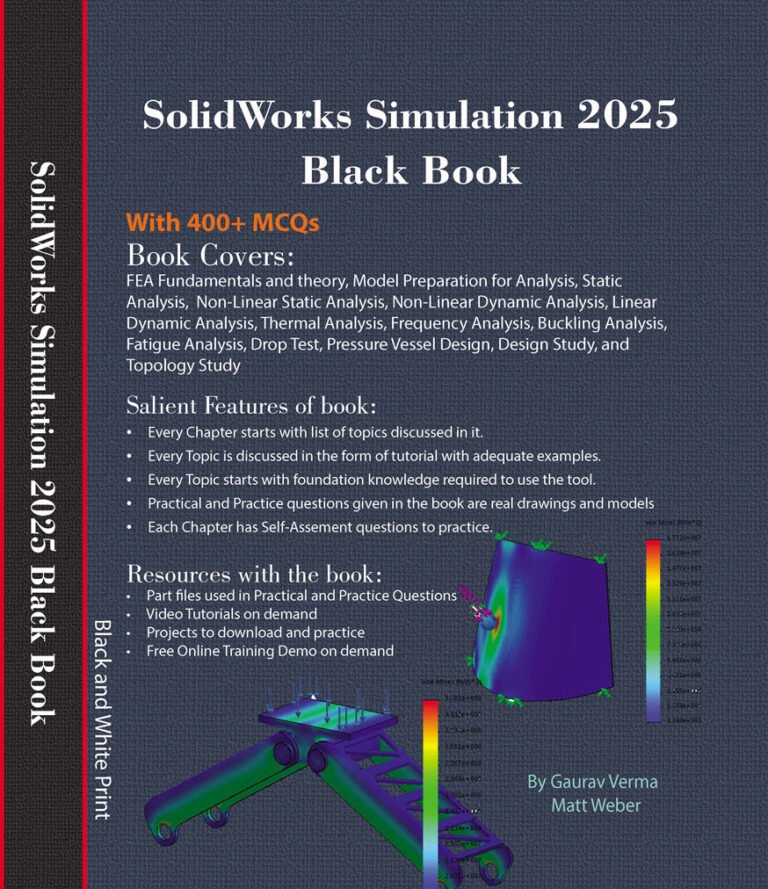 SolidWorks Simulation 2025 Black Book (Paperback) - CADCAMCAE Works